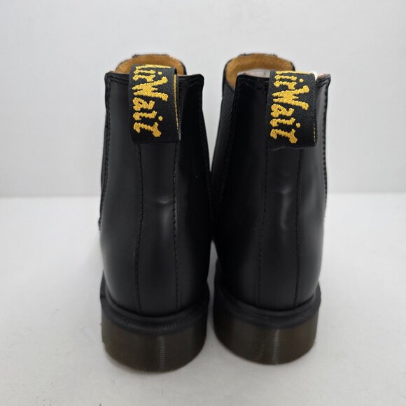 Dr. Martens | 2976 smooth black leather chunky slip-on Chelsea boots | WMS 9 - Picture 8 of 11